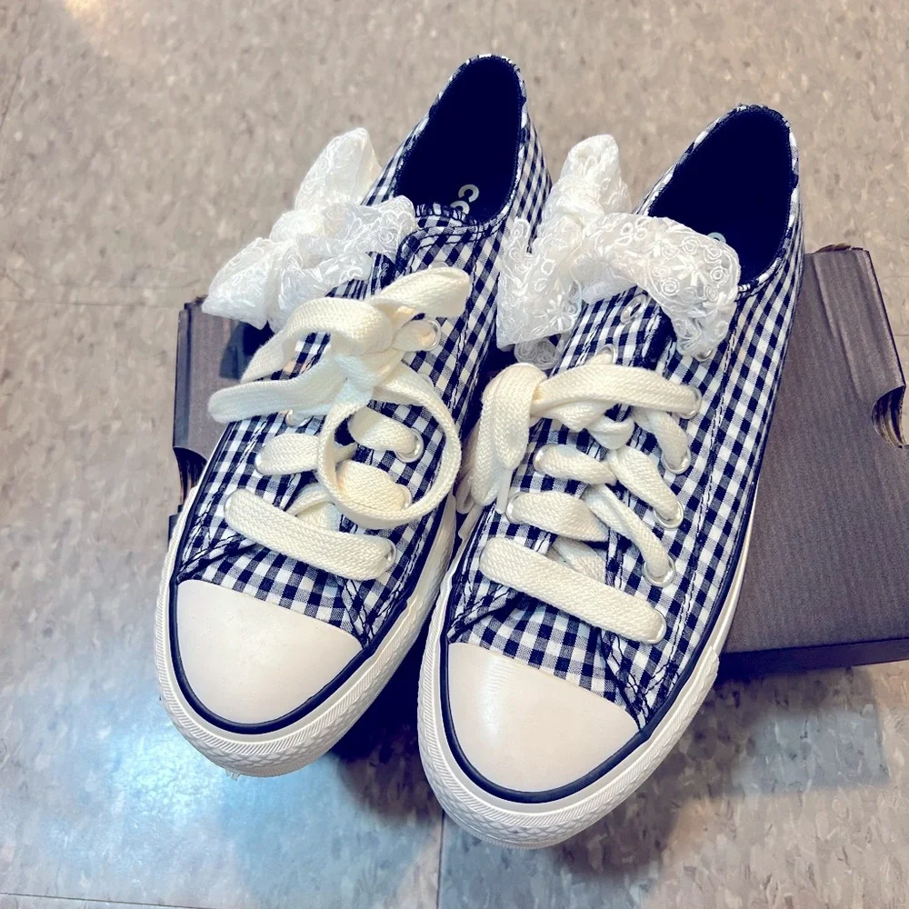 Converse Chuck Taylor All Star Lift Platform Gingham - Picture 4 of 6